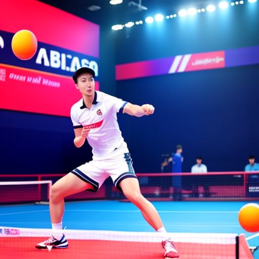 中国乒乓球名将马龙在世界巡回赛夺冠